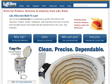 Tablet Screenshot of hotkilns.com